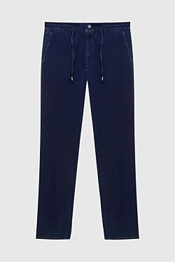 Blue cotton jeans for men