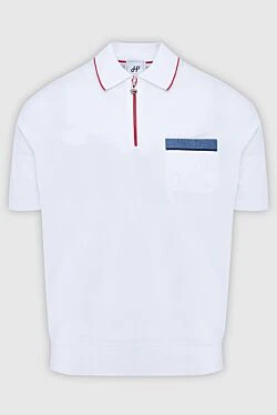 Cotton polo white for men