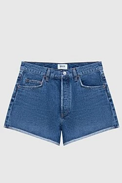 Shorts denim blue for women