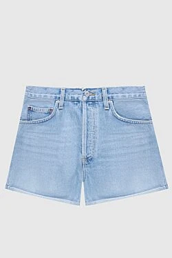 Shorts denim blue for women