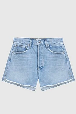 Shorts denim blue for women