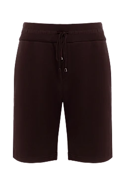 Cotton shorts for men, brown