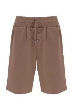 Cotton shorts for men, brown