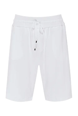 Men's white cotton shorts