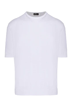 Cotton short sleeve jumper white for men