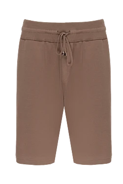 Cotton shorts for men, brown