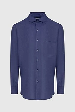 Violet cotton shirt for men