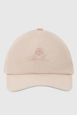 Pink polyester cap for women