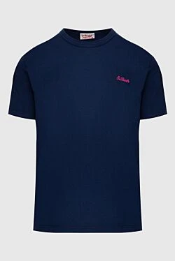 Cotton T-shirt blue for men