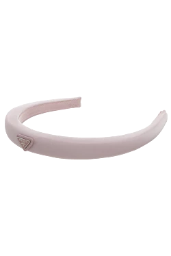 Pink polyamide headband for women