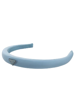 Blue polyamide headband for women