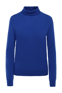 Blue cashmere golf for women