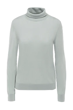 Women's green cashmere golf