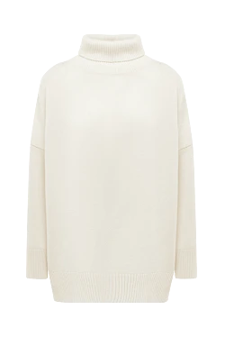 White cashmere golf for women