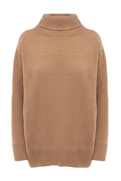 Brown cashmere golf for women