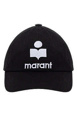 Black cotton cap for women