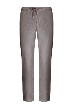 Men's wool trousers, brown