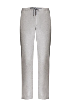 Men's beige wool trousers