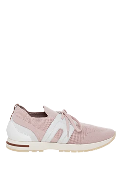 Pink wool sneakers for women