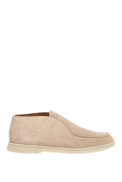 Beige nubuck deserts for women