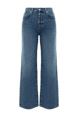 Blue cotton jeans for women