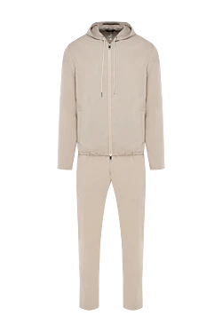 Beige men's walking suit