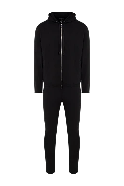 Walking suit made of wool and elastane, black