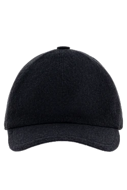 Men's cashmere cap gray