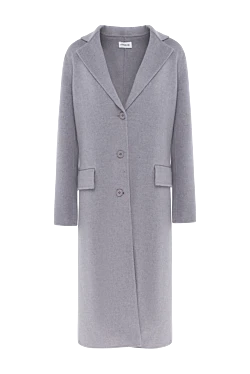 Women's gray wool and cashmere coat