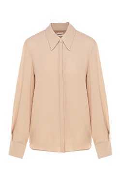 Women's silk blouse beige