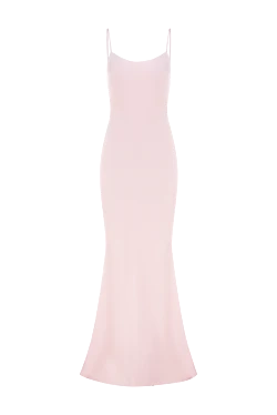 Pink polyester dress