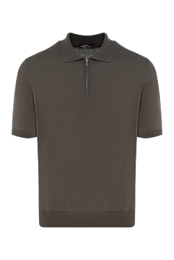 Cotton polo men's green