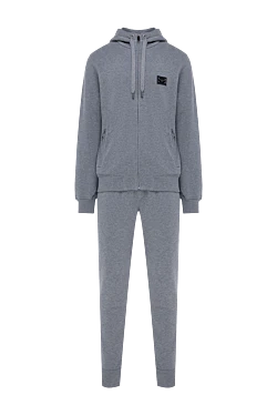 Men's cotton walking suit, gray