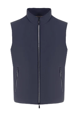 Polyester vest men's blue