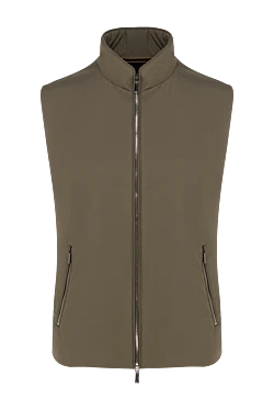 Men's polyester vest green