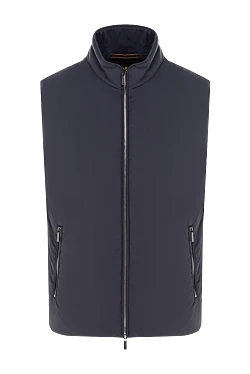 Polyester vest men's blue