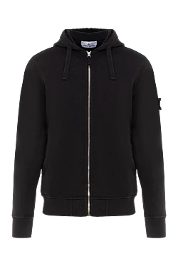 Men's cotton sports jacket, black