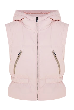 Women's polyester vest pink