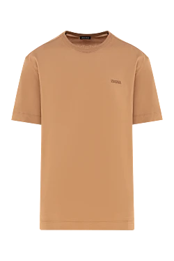 Cotton T-shirt for men, brown