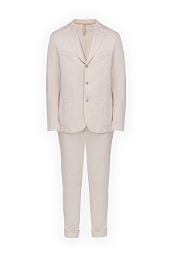 Beige men's walking suit