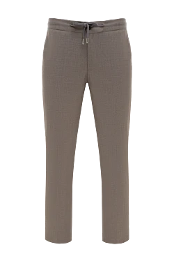 Men's gray wool trousers