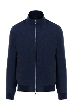 Men's blue wool jacket