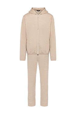 Beige men's walking suit