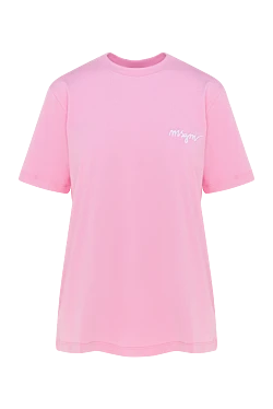 Cotton T-shirt for women pink