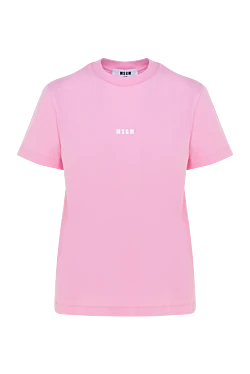 Cotton T-shirt for women pink