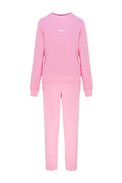 Women's pink walking suit made of cotton