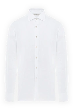 Men's white linen shirt