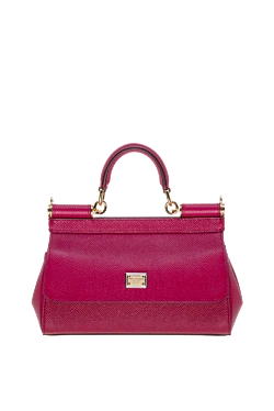 Women's calfskin bag burgundy