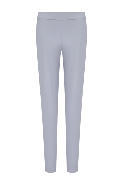 Leggings made of genuine leather for women, gray