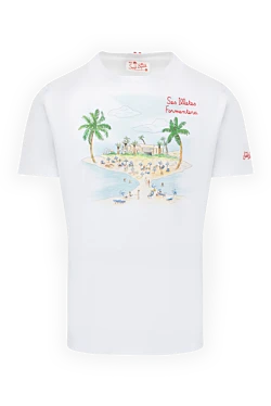 White cotton T-shirt for men